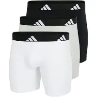 Adidas Sous-vêtements longs gris / noir / blanc