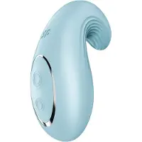 Satisfyer - Vibromasseur clitoridien rechargeable - bleu