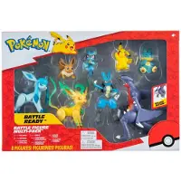 Jazwares Figurines de combat Pokémon, région de Sinnoh - 8 figurines.