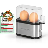 Gourmetmaxx Eierkocher Kompakt, Cuiseur à œufs, Argent