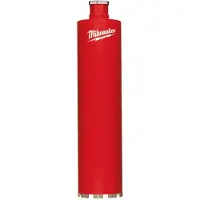 Milwaukee Couronne diamantée pour carottage à eau WCHP 162x500mm1 1/4 pouce UNC