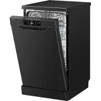 Bomann GSP 7418, Pose libre, Simple (45 cm de large), Noir, Touches, Toucher, LED, Froid