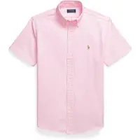 Ralph Lauren pour homme. 710850782007 Chemise oxford Custom Fit rose (M), Casuel, Coton, Manche courte