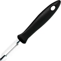 Fiskars L 6 cm - Rustfrit stål - Stål/sort, Économe, Noir