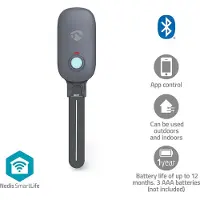 Nedis Humidimètre de sol SmartLife | Bluetooth | Alimenté par batterie | IP55 | 0 - 100 | Android/IOS