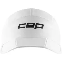 Cep Core Run Foldable Cap, casquette de course, blanc