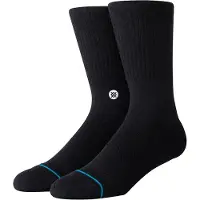 Stance Unisexe, Chaussettes, Uncommon Solids icône - 110243, Noir, Multicolore, Blanc, (Une unité par pack, 35 - 37)
