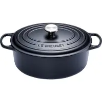 Le Creuset Cocotte Ovale 29 cm Noir Mat