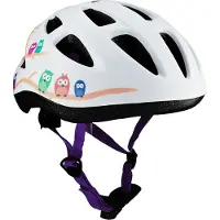 Fischer Fahrrad Fischer casque de vélo hibou, blanc, S/M 86107