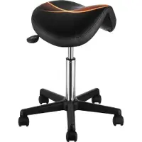 Vevor Tabouret De Bureau - Vevor - Tabouret De Bureau Tabouret À Roulettes Selle De Cheval Hauteur Réglable