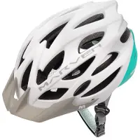 Meteor Marven I casque de vélo homme femme enfant MTB rollerhelm L 58-61 cm blanc/bleu