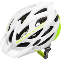 Meteor Marven I casque de vélo homme femme enfant MTB rollerhelm L 58-61 cm blanc/vert