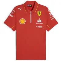 Ferrari Polo PUMA Scuderia F1 pour homme 2024 « Team Polo » rouge vif - Taille : S