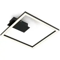 Briloner Plafonnier LED, noir, LED/14W