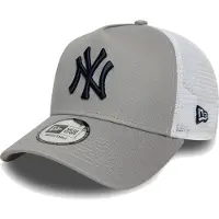 New Era Mlb New York Yankees Side Patch 9forty Aframe Trucker Cap Gris