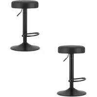Leobert Hocker ROJST - eco leather black / base black x 2