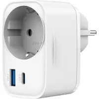 Gembird 20w Usb Wall Charger Argenté