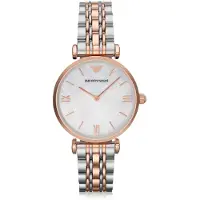 Emporio Armani Montre Emporio Classic Mother of Pearl pour dames en acier inoxydable AR1683