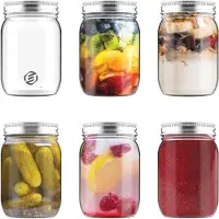 OEM Lot de 6 pots de flocons d'avoine - Pour ton petit-déjeuner