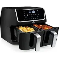 OEM Friteuse à air chaud double avec double cuve et double zone