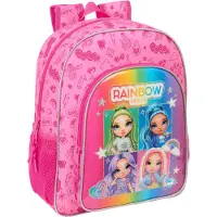 Safta Rainbow High Shine 15l 27x33x10 Cm Backpack Rose Enfants