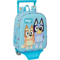 Bluey Mini Wheeled Backpack Bleu Enfants