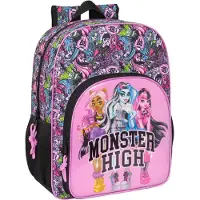 Safta Monster High Drama 19l 27x33x10 Cm Backpack Rose Enfants