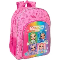 Safta Rainbow High Shine 19l 27x33x10 Cm Backpack Rose Enfants