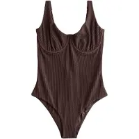 Next Maillot de bain 'Tummy' chocolat