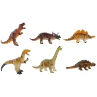 DKD Home Decor Dinosaure Dkd Home Decor Moelleux (6 Pcs) S3014326