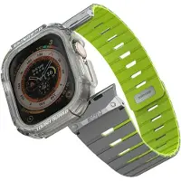 Skinarma Strap + etui Gemini for Apple Watch 49mm niteglow, Montre connectée : accessoires, Vert