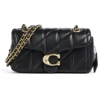 Coach Sac à main Tabby 20, noir et or