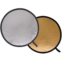 Lastolite écran de réflexion pliable 50cm argent/or