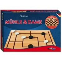 Noris Spiele Deluxe - Moulin & Dame ; 606108012