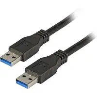 Efbe-Schott K5280SW.1 USB3.0 Anschlusskabel A-A,St.-St.,1,0m,schwarz,Classic