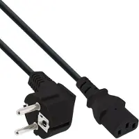 InLine 16652A câble électrique Noir 1,5 m