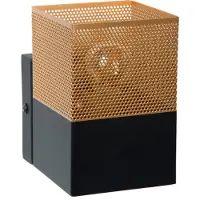 Lucide Lampe murale de conception Renate noir avec or