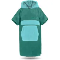 Normani Peignoir court ' Surfer Poncho ' pétrole