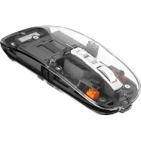 Xtrememac , souris sans fil multi-connexion pour Mac/Windows avec 2400 DPI, transparente