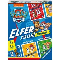 Ravensburger 20953 PAW Patrol Elfer raus ! Junior - Jeu de cartes simple pour 2-6 joueurs à partir de 5 ans 20953