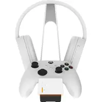 Snakebyte Station de charge XB Combo Charge X white pour gamepad et casque (Xbox One S, Xbox Series S), Manette : accessoires, Blanc