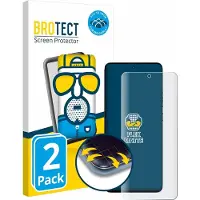 BROTECT Protection d'écran plein écran Mat (Motorola Edge 50 Pro), Téléphone portable : film de protection, Gris