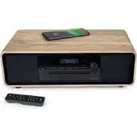 BigBen Interactive Thomson MIC300IDABBT ensemble audio pour la maison Système micro audio domestique 60 W Noir, Bois