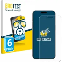 BROTECT Protection Clair (Apple iPhone 16 Pro), Téléphone portable : film de protection, Transparent
