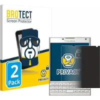 BROTECT Protection Anti-Espion (2 pcs, Blackberry Passport), Téléphone portable : film de protection, Transparent