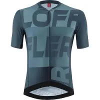 Löffler Loeffler maillot cycliste à manches courtes M Bike Jersey FZ Signature Mid Dark Petrol - Bleu