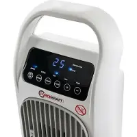 Forsage | Radiateur soufflant, LCD, 2200W, TÉLÉCOMMANDE, Radiateur soufflant salle de bain, Chauffage Électrique pour maison, bureau