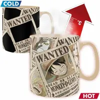 Abysse Corp Set 2 Mugs thermo-réactifs One Piece Wanted Boîte carton 460 ml