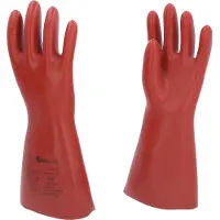 Ks Tools Gants de protection pour électriciens avec protection mécanique et thermique, taille 10, classe 00, rouge ( 117.0084 )