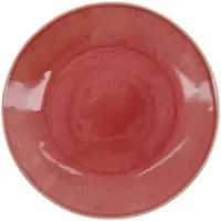 House Doctor Assiettes plates Diva rouge lot de 8 pièces